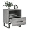 vidaXL Nachttische 2 Stk. Grau Sonoma 40x35x47,5 cm Holzwerkstoff