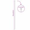 vidaXL Teichzaun Set 5 pcs Gr&uuml;n 100 x 50 cm Stahl