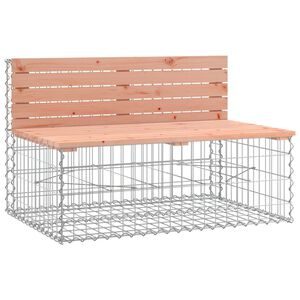 vidaXL Gartenbank aus Gabionen 103x70x65 cm Massivholz Douglasie