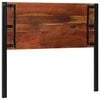 vidaXL Kopfteil 120 cm Altholz Massivholz und Eisen