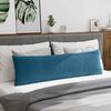 vidaXL Sofakissen 2 St&uuml;ck Blau 145 x 40 cm Cordstoff