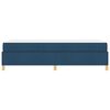 vidaXL Bettrahmen mit Matratze Blau 90 x 200 cm Stoff