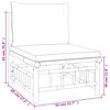 vidaXL 4-tlg. Garten-Lounge-Set mit Cremewei&szlig;en Kissen Bambus