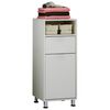 FMD Badezimmerschrank 36,7x32,9x90,4 cm Wei&szlig;