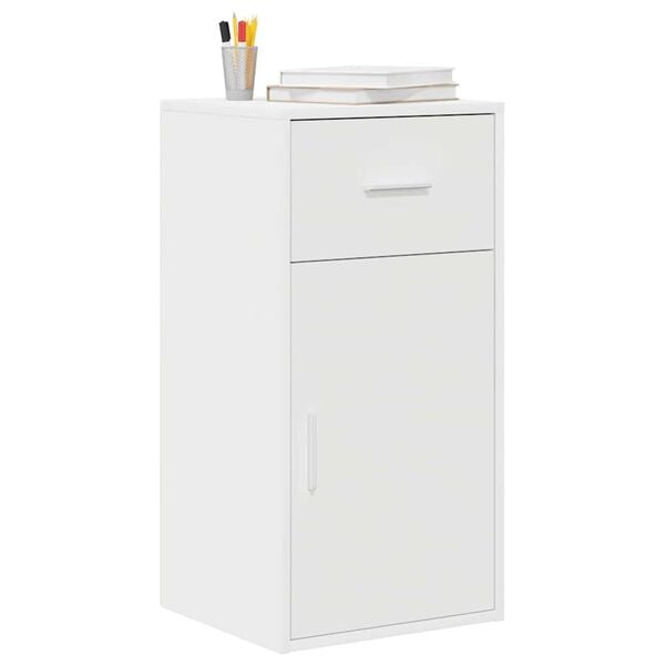 vidaXL Sideboard mit Schubladen Wei&szlig; 38 x 34 x 75 cm