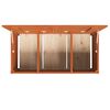 vidaXL Aufbewahrungsbox Wachsbraun 101 x 50,5 x 46,5 cm Holzwerkstoff