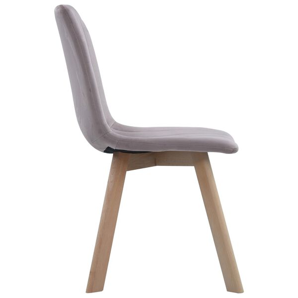 vidaXL Esszimmerst&uuml;hle 4 Stk. Rosa Samt