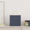 vidaXL Papiertragetaschen 250 Stk. mit Henkeln Blau 26x17x25 cm
