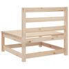 vidaXL 6-tlg. Garten-Sofagarnitur Massivholz Kiefer