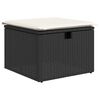 vidaXL Sofa Set mit Kissen 4 pcs Poly-Rattan
