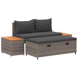 vidaXL Outdoor-Sofagarnitur 4-Sitzanzahl 4 pcs 55 x 30 x 39 cm
