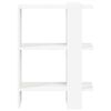 vidaXL B&uuml;cherregal Wei&szlig; 52 x 25 x 71,5 cm Holzwerkstoff