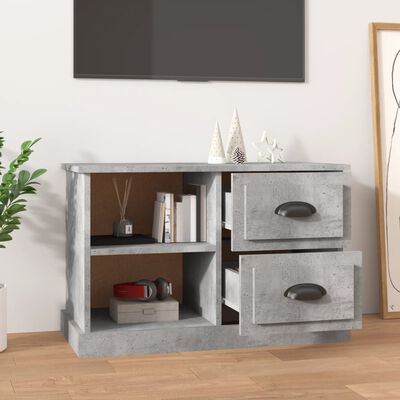 vidaXL TV-Schrank Betongrau 73x35,5x47,5 cm Holzwerkstoff