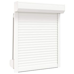 vidaXL Rollladen Wei&szlig; 70 x 100 cm Aluminium und Polyurethan
