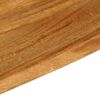 vidaXL Tischplatte mit Baumkante 120x60x3,8 cm Massivholz Mango