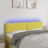vidaXL LED Kopfteil Gr&uuml;n 144x5x78/88 cm Stoff