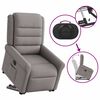 vidaXL Relaxsessel mit Aufstehhilfe Elektrisch Taupe Stoff