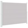 vidaXL Seitenmarkise Ausziehbar 220x300 cm Grau