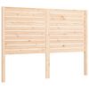 vidaXL Massivholzbett mit Kopfteil 120x200 cm