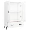 vidaXL Highboard Wei&szlig; 70x31x115 cm Holzwerkstoff
