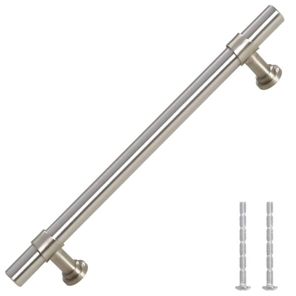 vidaXL M&ouml;belgriffe 10 Stk. Silbern 128 mm Edelstahl