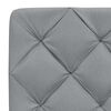 vidaXL Bettgestell ohne Matratze Hellgrau 140x200 cm Stoff