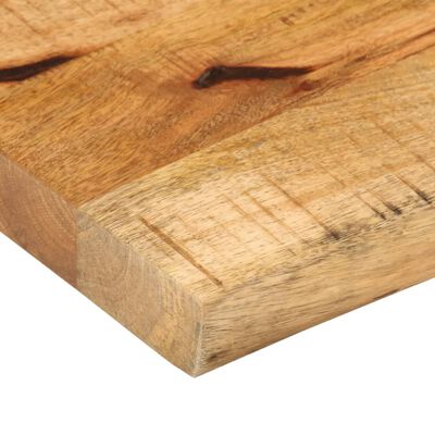 vidaXL Tischplatte 180x20x2,5 cm Baumkante Massivholz Raues Mangoholz