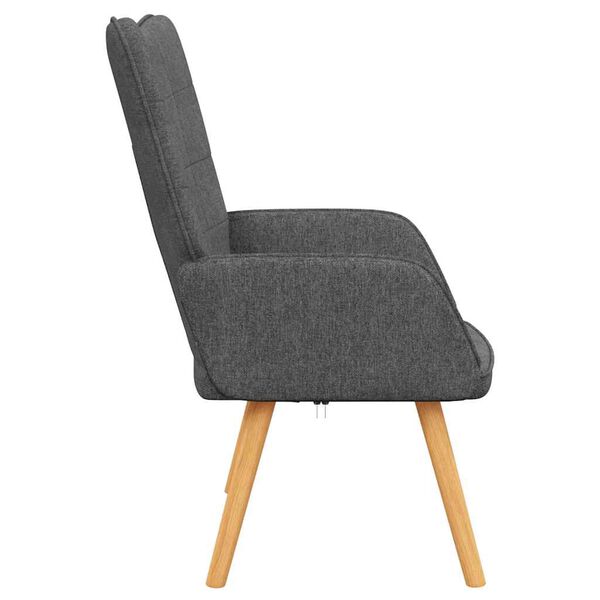 vidaXL Relaxsessel Dunkelgrau Stoff