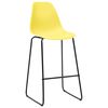 vidaXL 5-tlg. Bar-Set Kunststoff Gelb