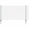 vidaXL Zaun mit Pfosten Gr&uuml;n 1,4 x 25 m Stahl und PVC
