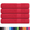 vidaXL Handt&uuml;cher FROGN 4 Stk. Rot 100x200 cm 360 g/m&sup2;