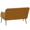 vidaXL Sitzbank Braun 110x76x80 cm Samt