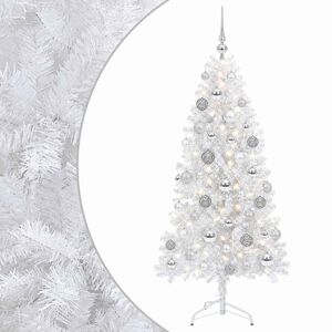 vidaXL K&uuml;nstlicher klappbarer Weihnachtsbaum 150 cm 150 LEDs
