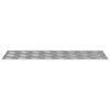 vidaXL Treppe Tritt Rechtwinklig 2 pcs Silber 60 x 20 cm Aluminium