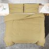 vidaXL Bettw&auml;sche-Set Taupe 260x240 cm Leichte Mikrofaser
