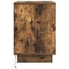 vidaXL Nachttisch Ger&auml;ucherte Eiche 50 x 34,5 x 50 cm Holzwerkstoff