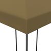 vidaXL Pavillon 3x4 m Taupe 180 g/m²
