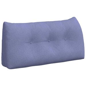vidaXL R&uuml;cken Kissen Jeans blau 100 x 24 x 50 cm Stoff