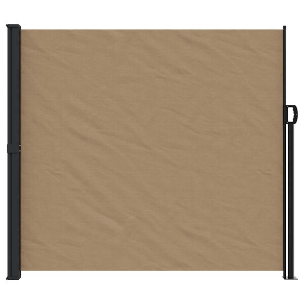 vidaXL Seitenmarkise Ausziehbar Taupe 180x600 cm