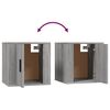 vidaXL 4-tlg. TV-Schrank-Set Grau Sonoma Holzwerkstoff