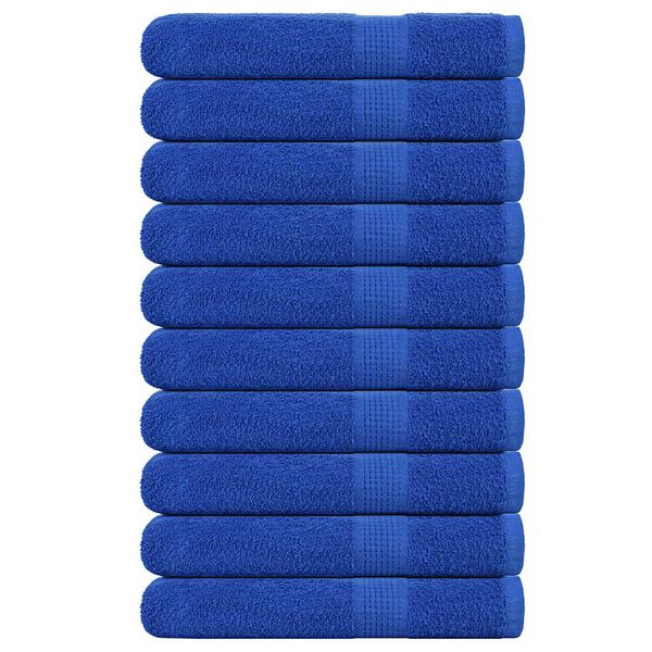 vidaXL Saunat&uuml;cher FROGN 10 Stk. Blau 80x200 cm 360 g/m&sup2;