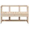 vidaXL 2-in-1 Gartensofa Verl&auml;ngerbar Massivholz Kiefer