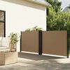 vidaXL Seitenmarkise Ausziehbar Taupe 100x1000 cm