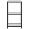 vidaXL K&uuml;chenaufbewahrung mit Regal Silber 60 x 50 x 92 cm Stahl