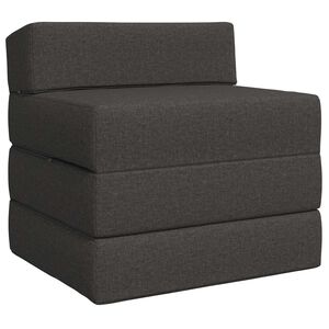 vidaXL Klappsofa Bett Dunkelgrau 70 x 60 x 63 cm Stoff