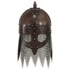 vidaXL Wikinger-Krieger-Helm Antik Replik f&uuml;r LARP Kupfern Stahl