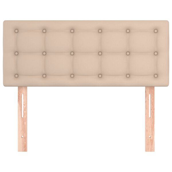 vidaXL Kopfteil Cappuccino-Braun 100x5x78/88 cm Kunstleder