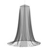 vidaXL Moskito-Netz f&uuml;r das Bett 3 Stk. 156 Mesh Schwarz ⌀56 x 220 cm
