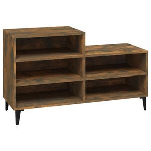 vidaXL Schuhregal R&auml;uchereiche 102x36x60 cm Holzwerkstoff