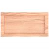 vidaXL Wandregal Hellbraun 60x30x(2-4) cm Massivholz Eiche Behandelt
